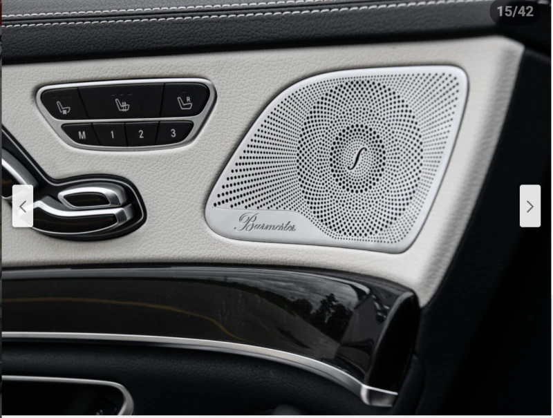 Mercedes-Benz S 560 ДИГИТАЛНО* ТАБЛО* ОБДУХВАНЕ* BURMESTER* ДИСТРОНИК*, снимка 10 - Автомобили и джипове - 52699568