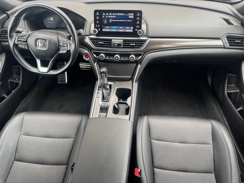 Honda Accord Sport 1, 5T 195к.с., кожа, нави, дистр., камера, е, снимка 12 - Автомобили и джипове - 52344925