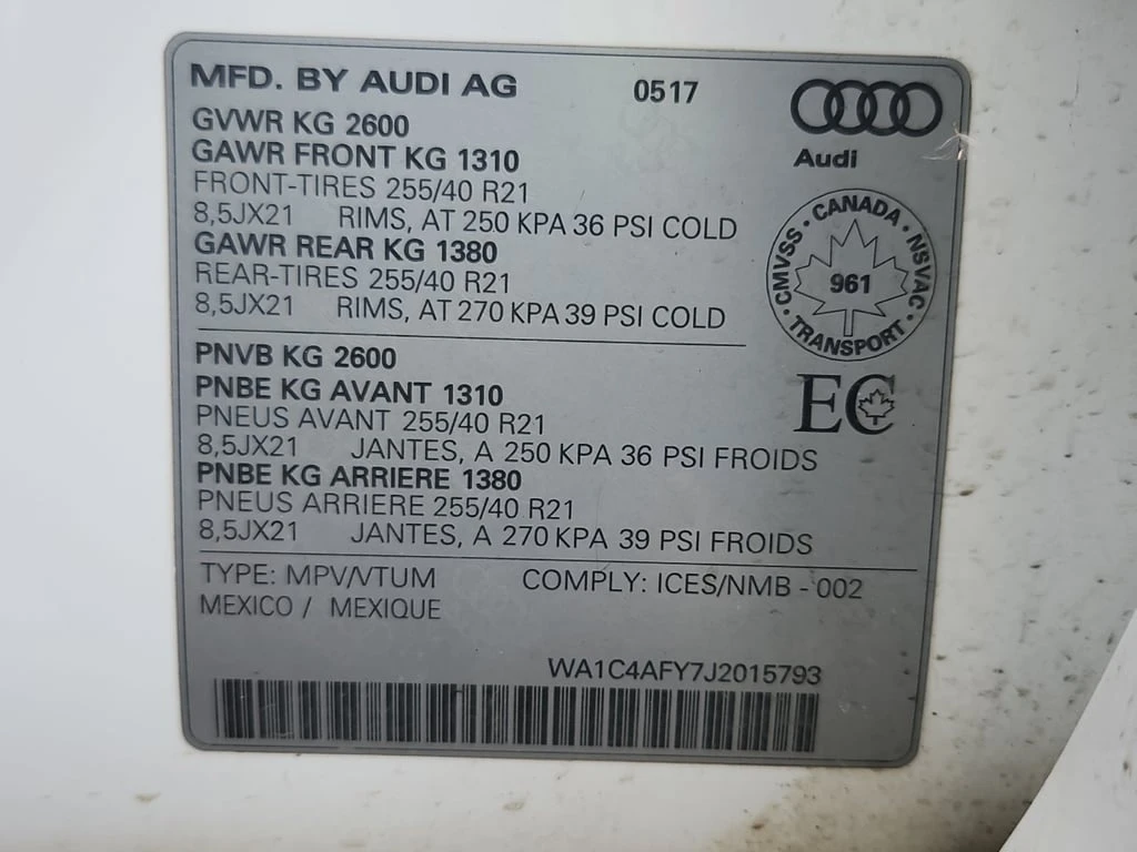 Audi SQ5 * 3.0 TFSI quattro Technik tiptronic * CARFAX * БЕ - изображение 10