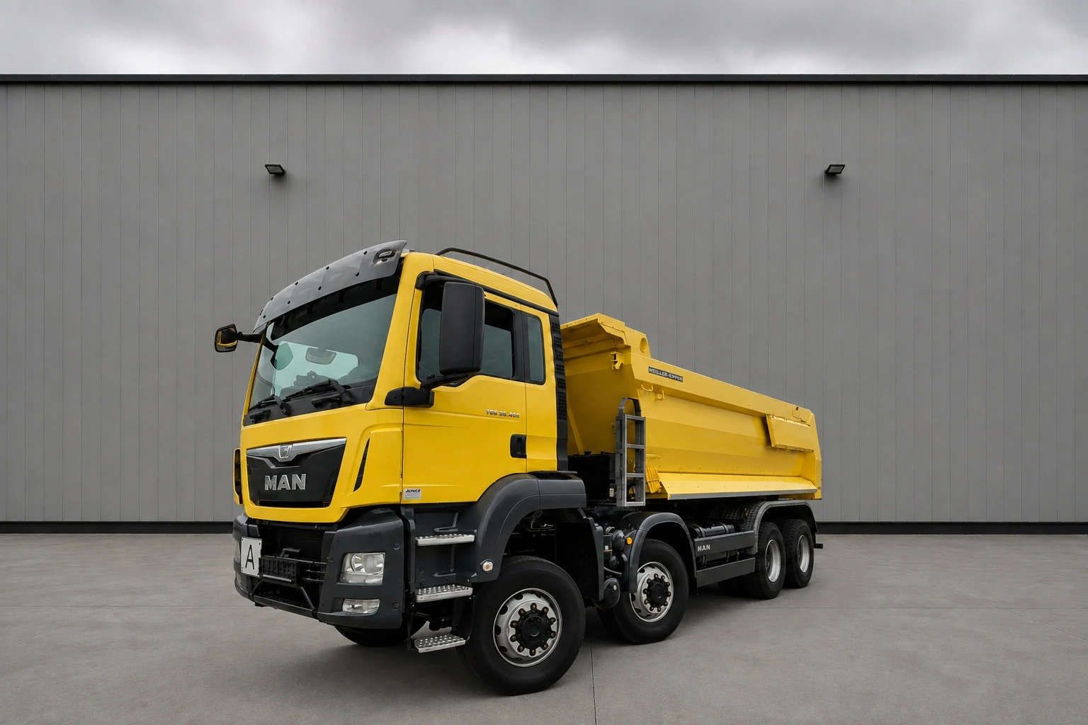 Man Tgs 35.440 8x6 BB MEILLER hydr. Klappe 18 m³