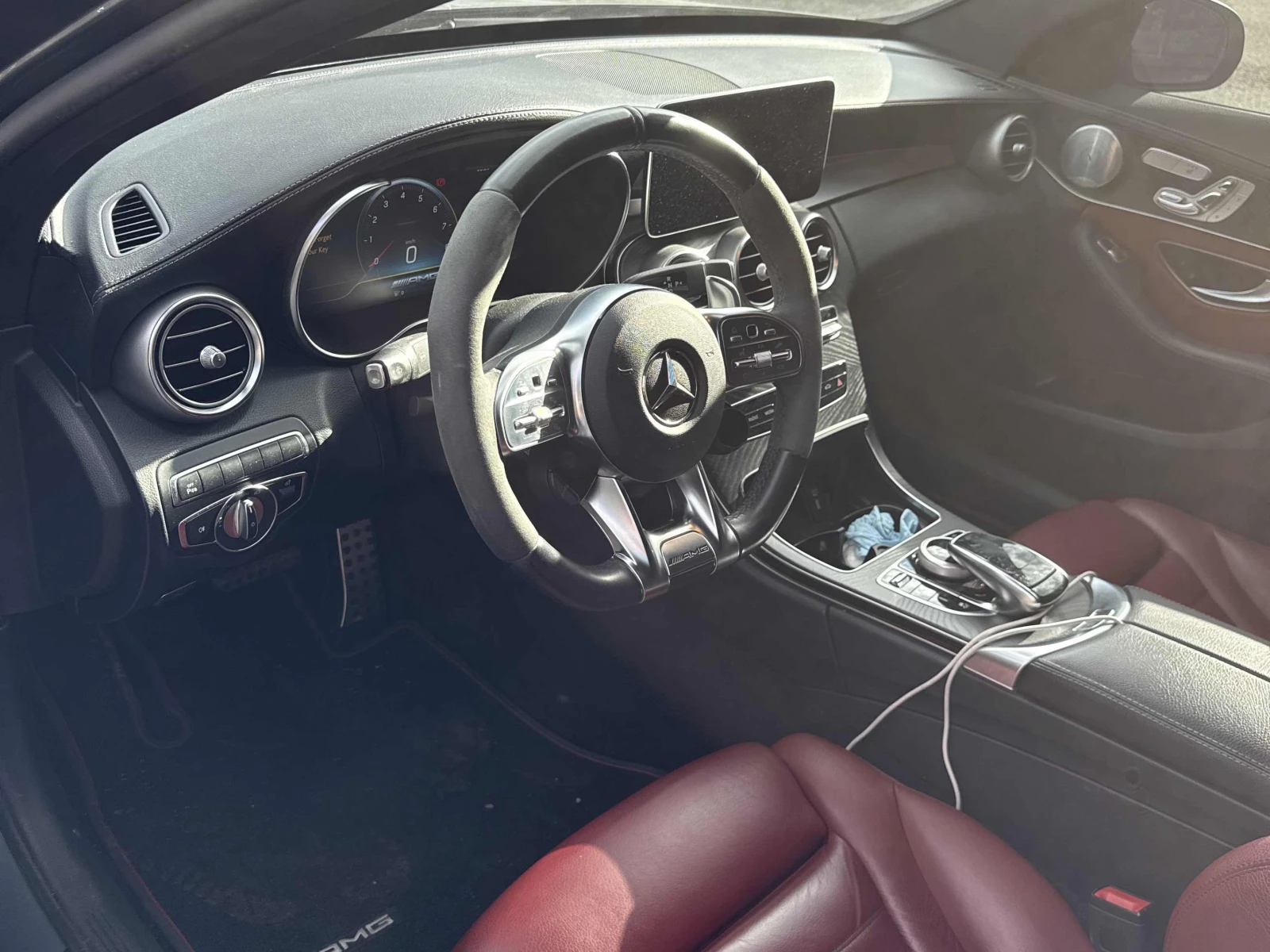 Mercedes-Benz C 43 AMG / 360 / Distronic / Burmester / Carfax / Автокреди, снимка 5 - Автомобили и джипове - 55993245