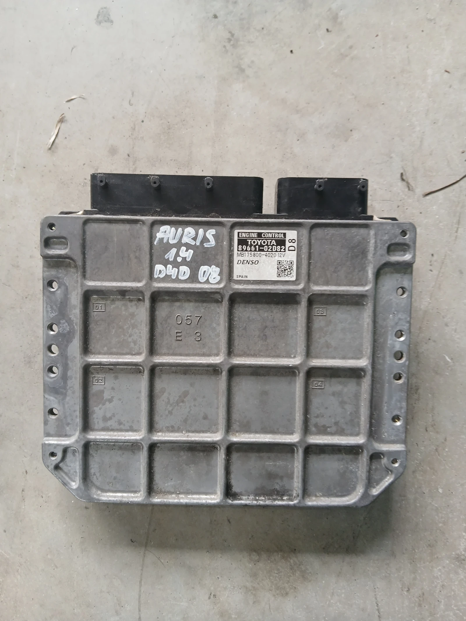 89661-02D82 Компютър Toyota Auris , снимка 2 - Части - 54749386