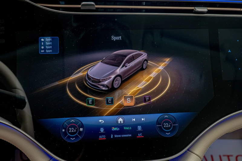 Mercedes-Benz EQS 580/4Matic/Hyper Screen/Камера/Обдухване, снимка 13 - Автомобили и джипове - 51659077