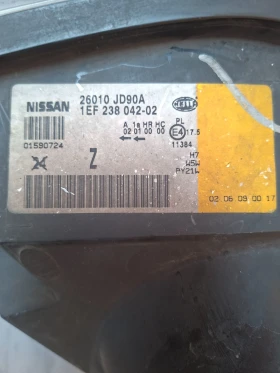 Оригинал фарове Nissan Qashqai J10 2009 фарове Нисан Кашкай Hella H7, снимка 3