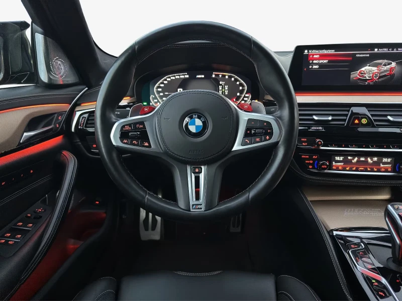 BMW M5 COMPETITION/625HP/xDRIVE/B&W/360/KERAMIK/MASS/932v, снимка 6 - Автомобили и джипове - 53444539