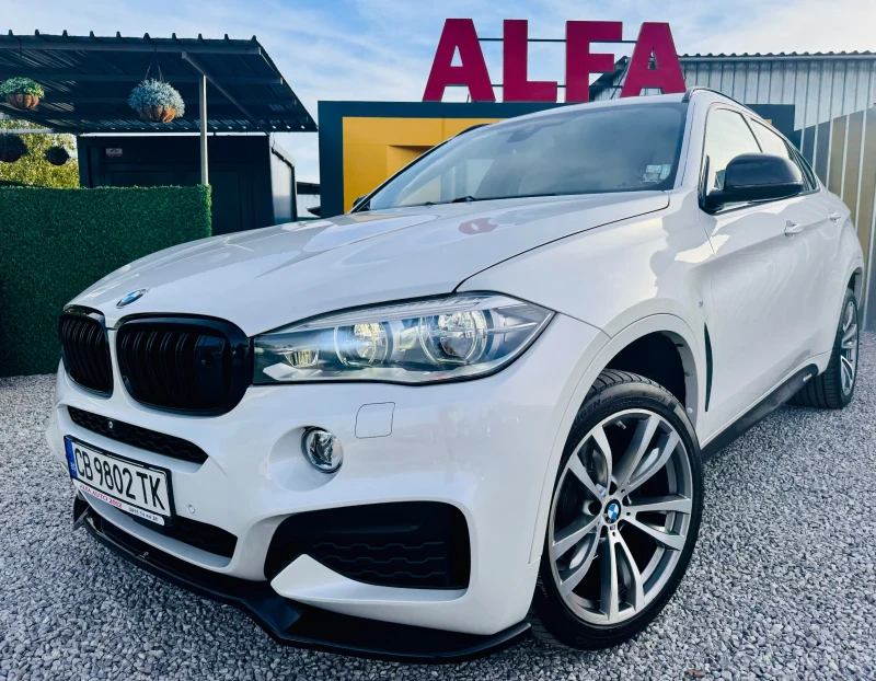 BMW X6 3.0d/M PERFORMANCE/БЯЛА ПЕРЛА/ОБСЛУЖЕНА В БМВ/НОВА, снимка 2 - Автомобили и джипове - 47513586