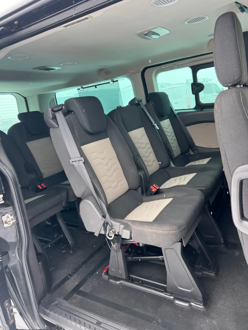 Ford Transit Custom 9 МЕСТА - КЛИМАТИК, снимка 11 - Бусове и автобуси - 53237357