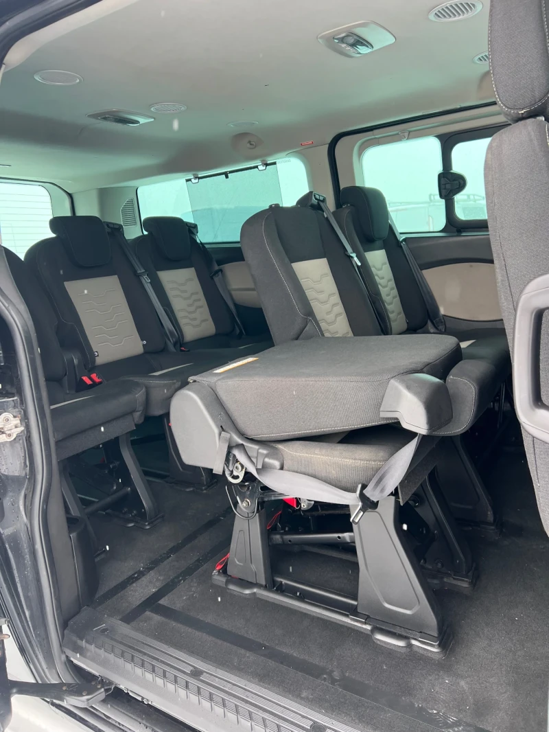 Ford Transit Custom 9 МЕСТА - КЛИМАТИК, снимка 10 - Бусове и автобуси - 53237357