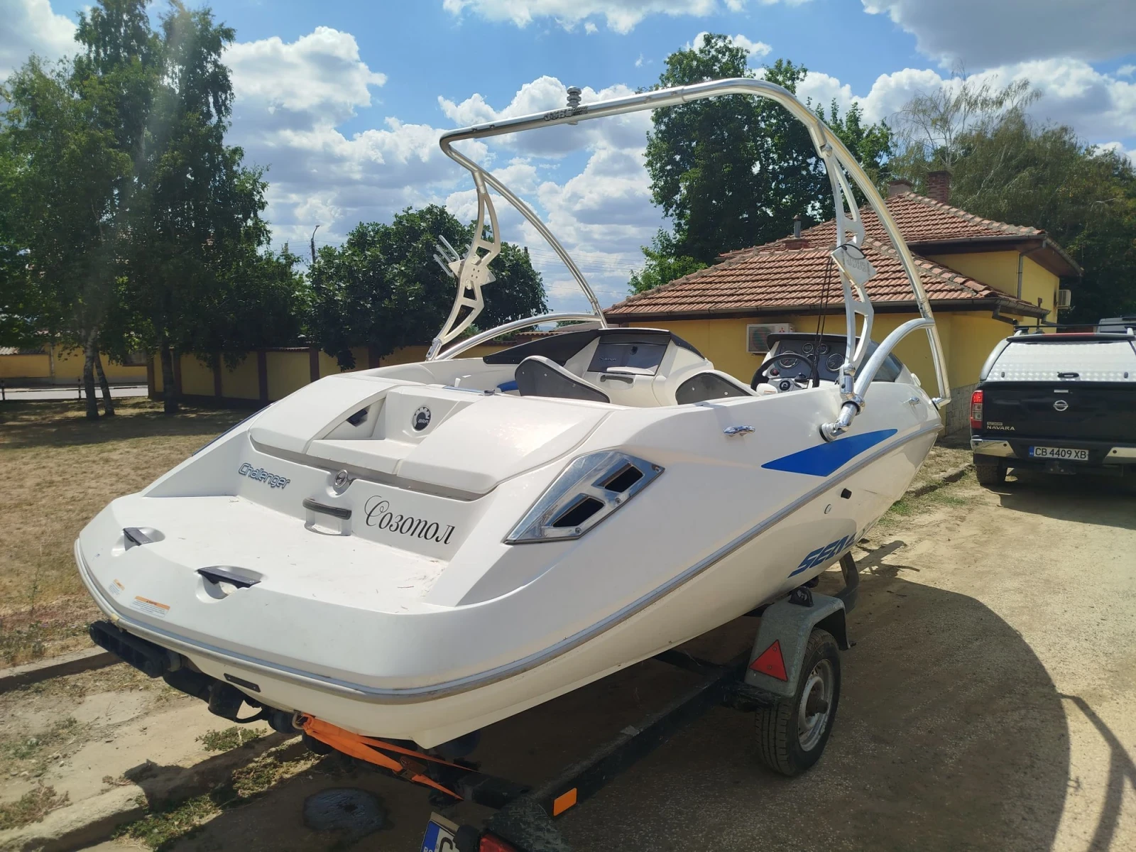 Лодка Bombardier Sea Doo Challenger 180, снимка 2 - Воден транспорт - 55877352