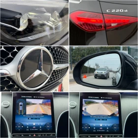 Mercedes-Benz C 220 AMG LINE PREMIUM/HYBRID/9G-TRONIC/СЕРВИЗНА ИСТОРИЯ, снимка 15 - Автомобили и джипове - 53669375