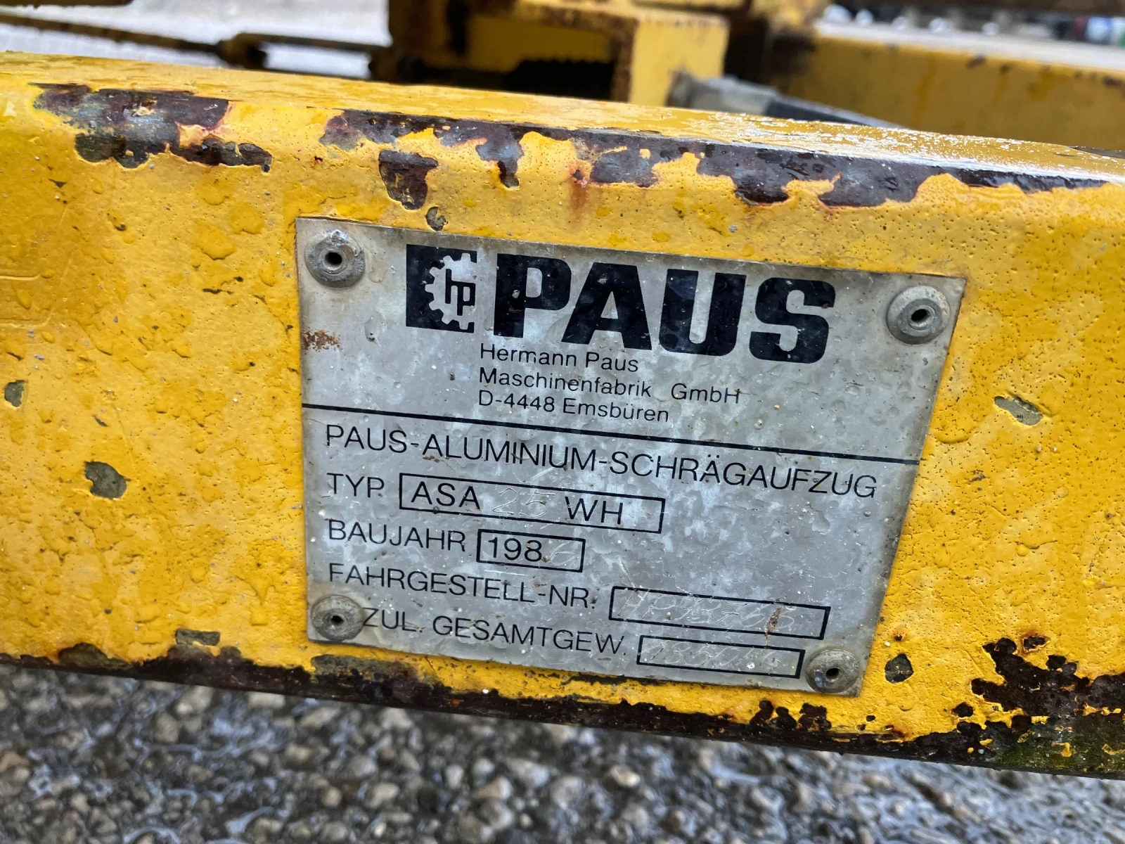 Автовишка Друга марка PAUS ASA 25WH - изображение 8