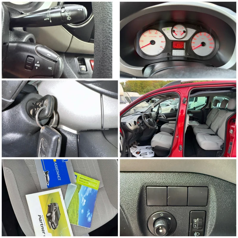 Peugeot Partner TEPEE 1.6HDI, снимка 16 - Автомобили и джипове - 52551306