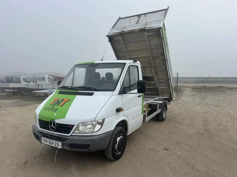 Mercedes-Benz Sprinter 411 Тристранен самосвал, снимка 1 - Бусове и автобуси - 48883985