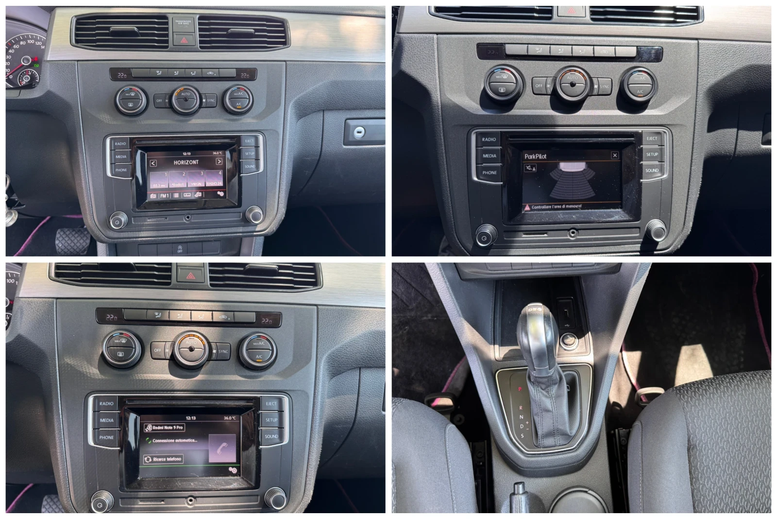 VW Caddy 2.0TDI 102кс DSG * 103хил.км* ПЕРФЕКТЕН*  | Mobile.bg — изображение 14
