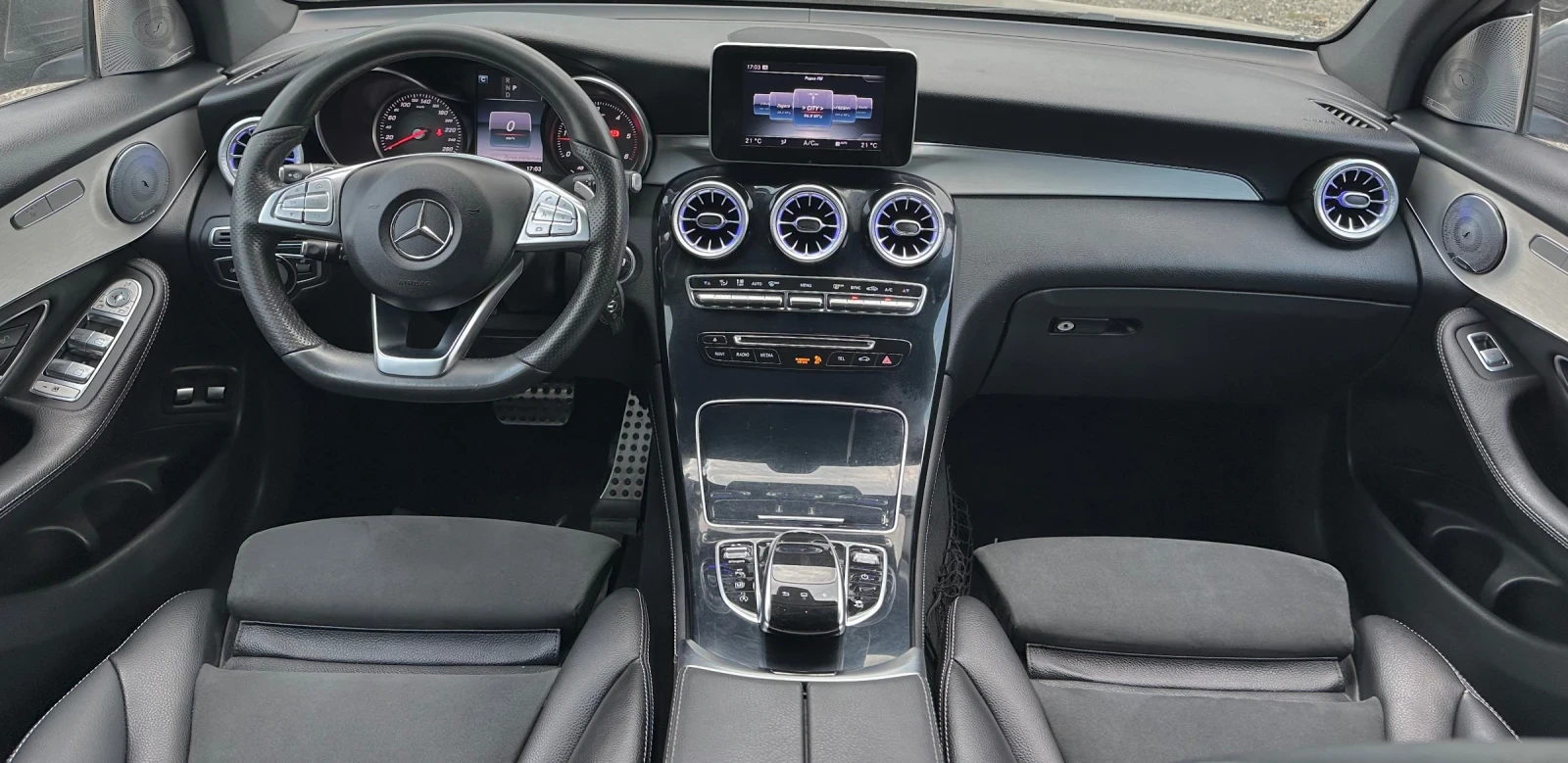 Mercedes-Benz GLC 220 AMG-LINE / KAMERA / PODGREV/ BURMASTER/ GERMANY, снимка 15 - Автомобили и джипове - 55364218