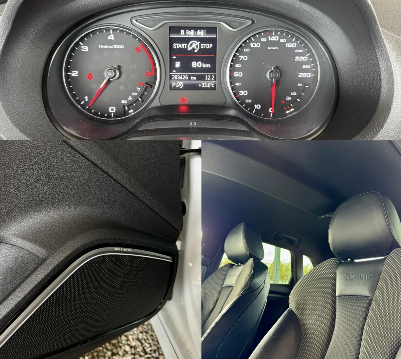 Audi A3 S-Line Quattro, снимка 15 - Автомобили и джипове - 55637723