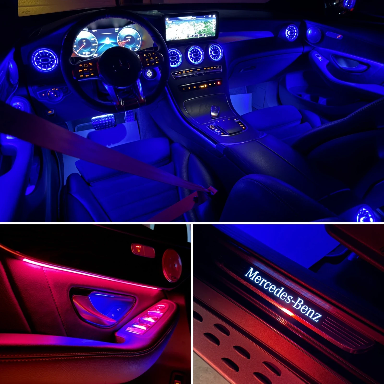 Mercedes-Benz GLC 220 COUPE/ PREMIUM AMG/ 9G/ 4MATIC/ 3xTV/ NIGHT PACK, снимка 16 - Автомобили и джипове - 53927721