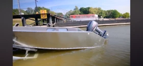 Лодка Собствено производство SEVER 380 100% Алуминиум, снимка 2 - Воден транспорт - 53231003