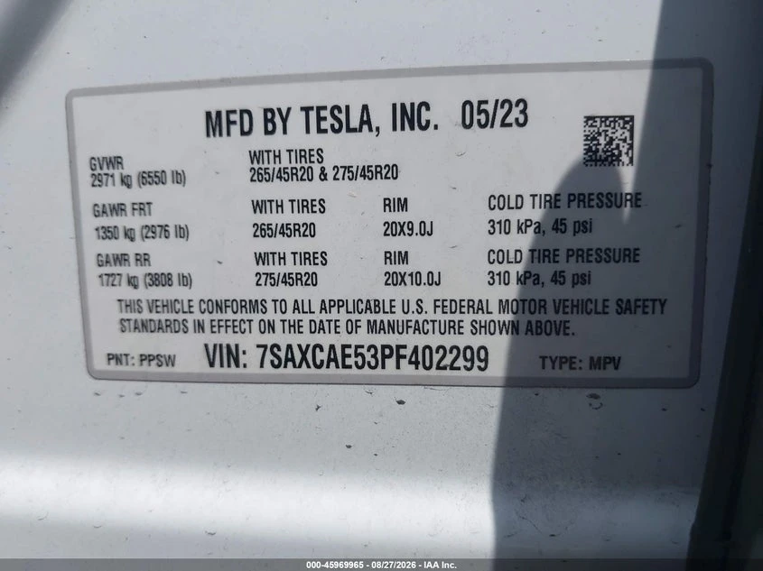 Tesla Model X Dual Motor All-Wheel Drive/Standard Range, снимка 9 - Автомобили и джипове - 55893729