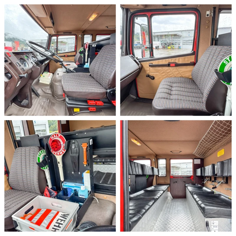 Други специализирани машини Mercedes Benz 814F/37 Пожарен автомобил - напълно оборудван, снимка 9 - Индустриална техника - 52832329