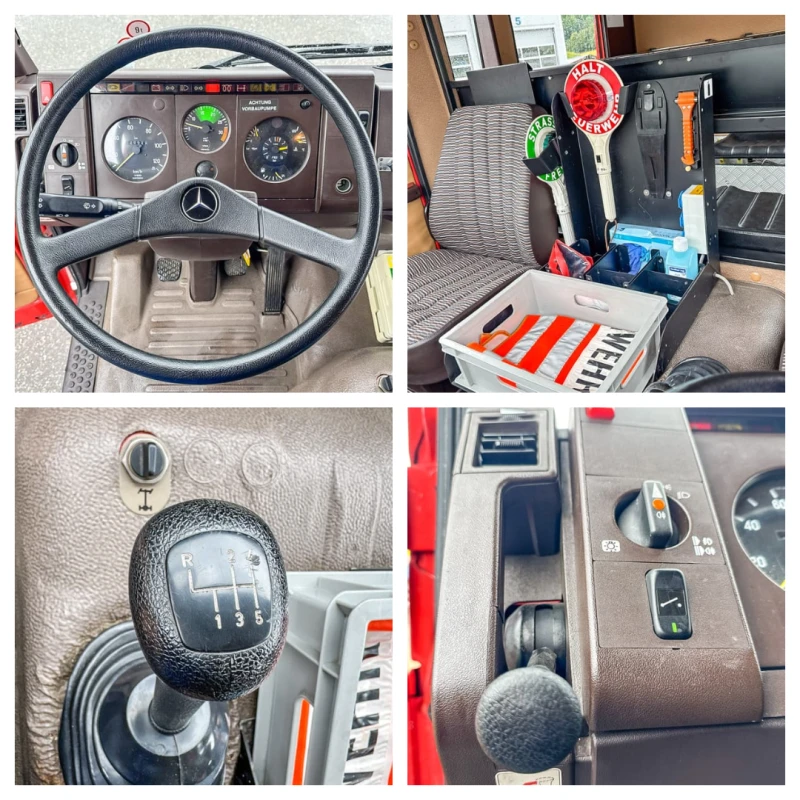 Други специализирани машини Mercedes Benz 814F/37 Пожарен автомобил - напълно оборудван, снимка 8 - Индустриална техника - 52832329