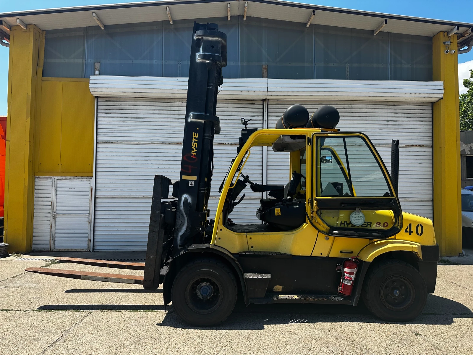Мотокар Hyster, снимка 2 - Индустриална техника - 55221521