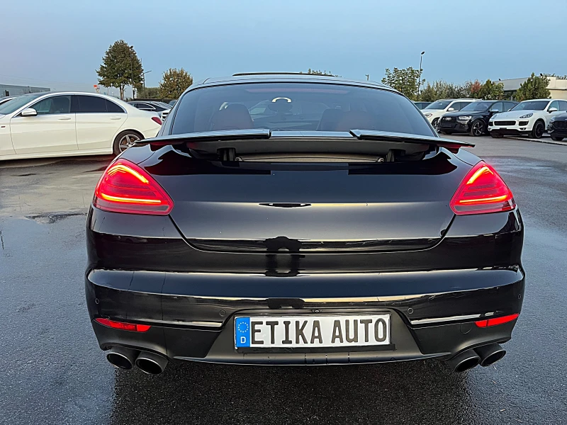 Porsche Panamera ДЪЛГА БАЗА-TURBO-FACE-DISTRONIK-VAKUM-MONITORI-FUL, снимка 5 - Автомобили и джипове - 47709991