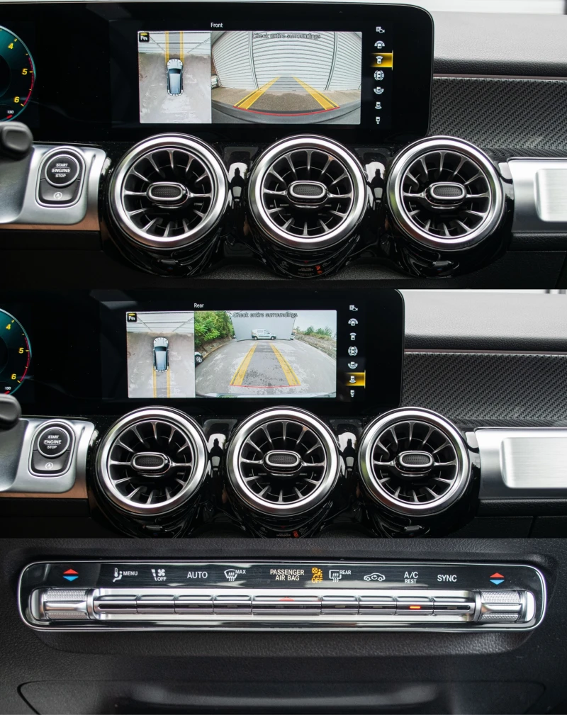 Mercedes-Benz GLB 220d/4Matic/6+ 1/AMG/Multibeam/360/СервизнаИстория, снимка 11 - Автомобили и джипове - 51894659