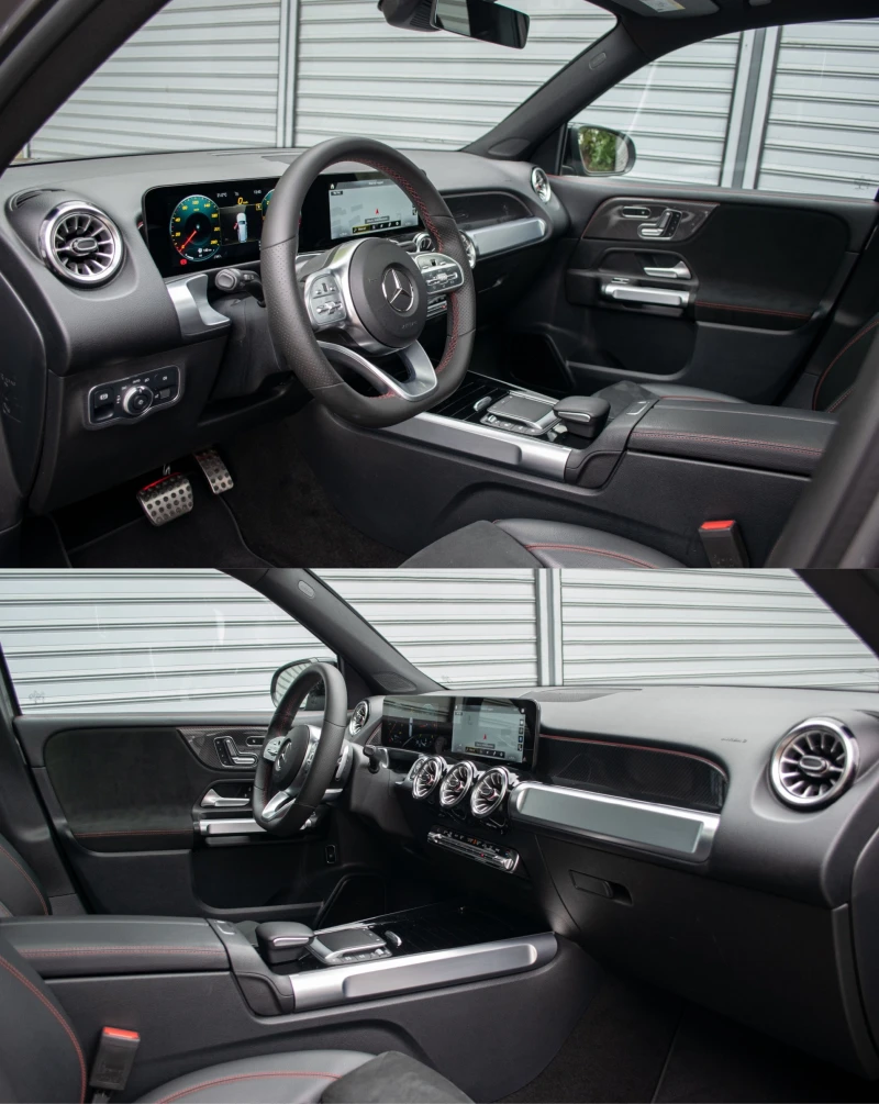 Mercedes-Benz GLB 220d/4Matic/6+ 1/AMG/Multibeam/360/СервизнаИстория, снимка 6 - Автомобили и джипове - 51894659