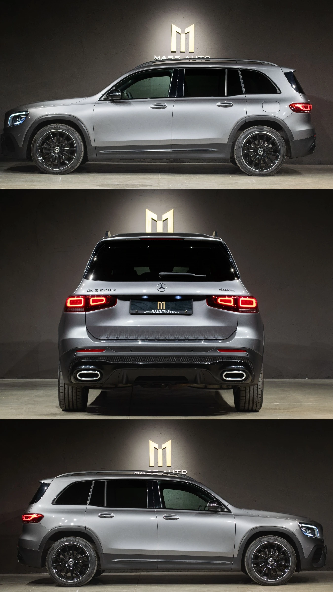 Mercedes-Benz GLB 220d/4Matic/6+ 1/AMG/Multibeam/360/СервизнаИстория - изображение 4