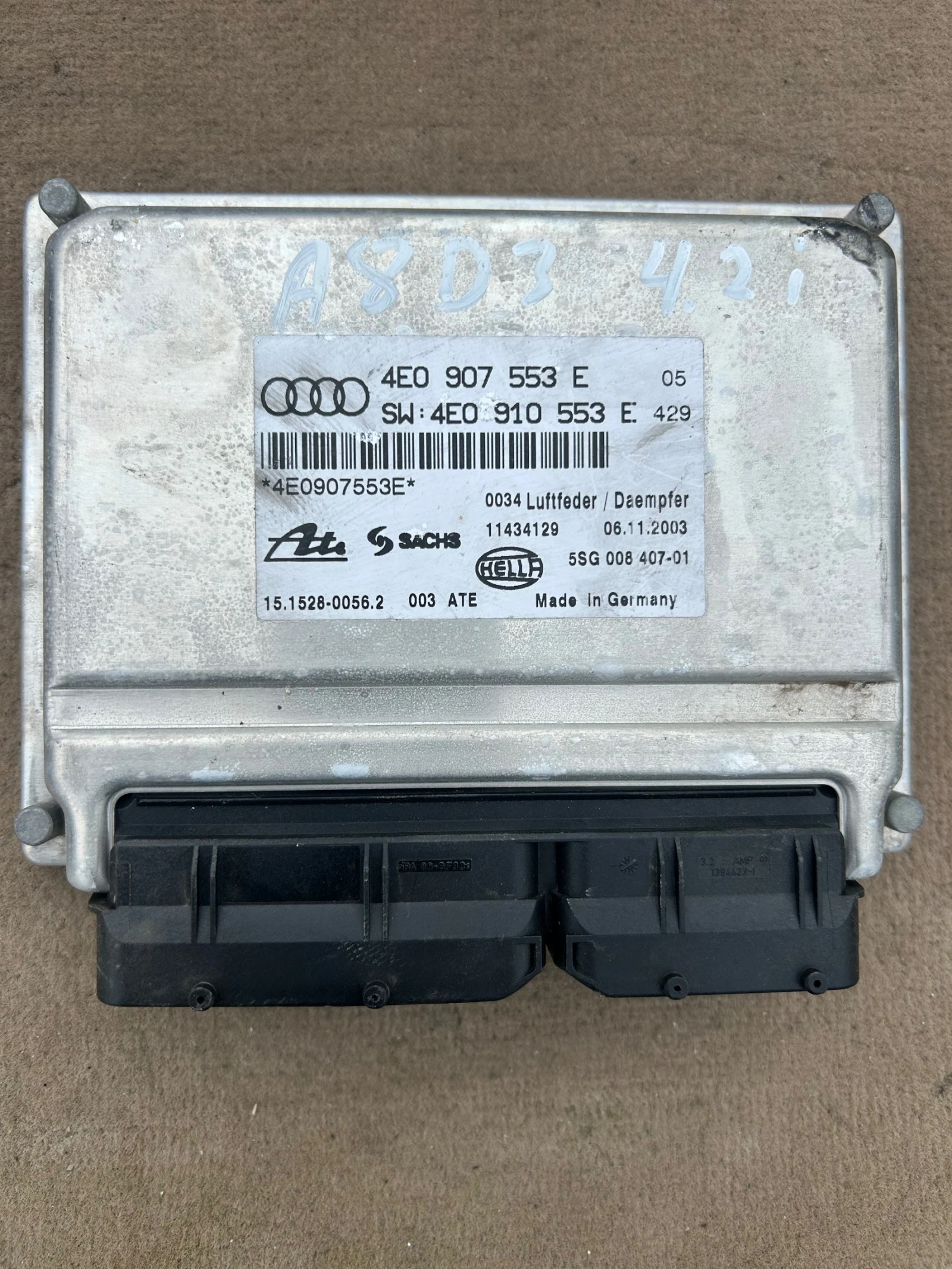 4E0907553E модул въздушно окачване AUDI A8 D3 15.1528-0056.2