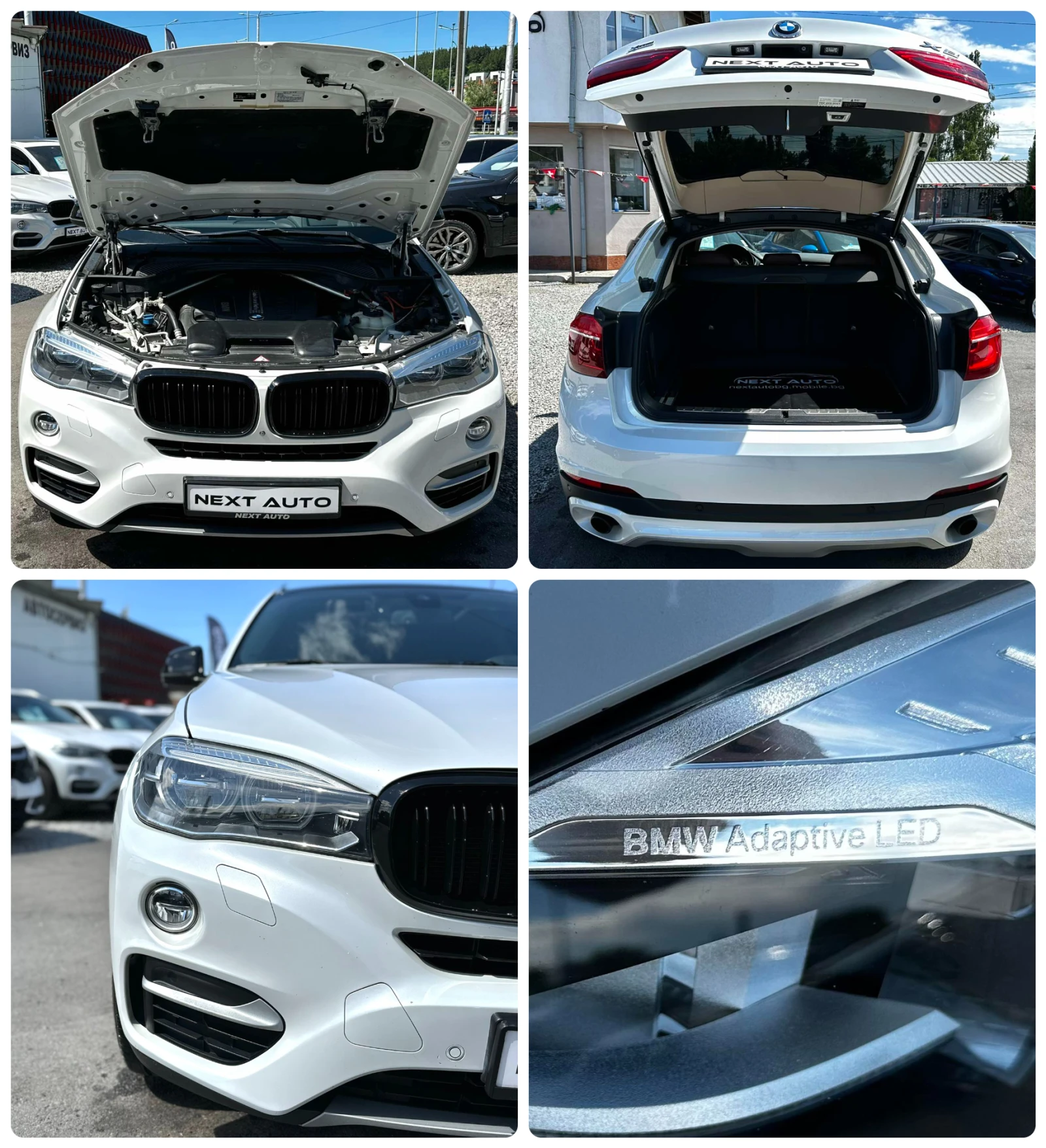 BMW X6 3.0D 258HP M PACK HUD H/K ADAPTIVE LED, снимка 16 - Автомобили и джипове - 54931032