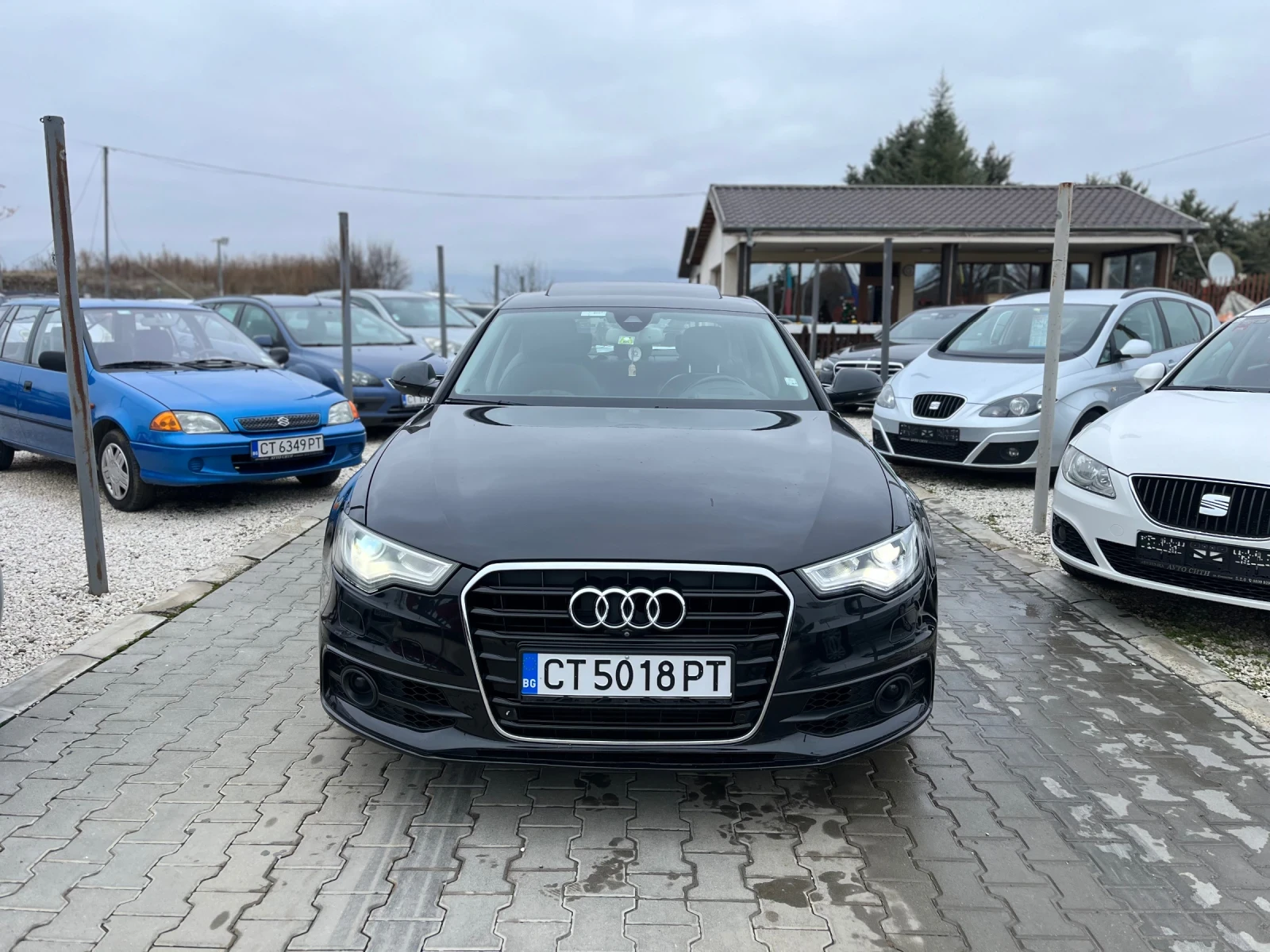 Audi A6 3.0* Топ* Дистроник* Хедъп* Кожа* Нави*  - изображение 2