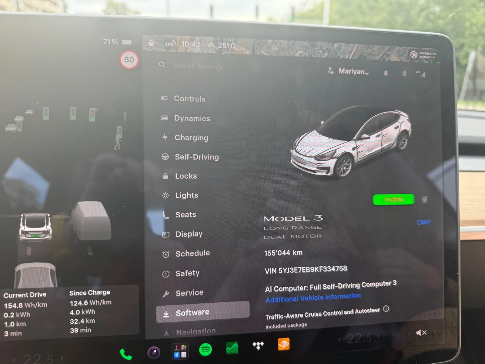 Tesla Model 3 LONG RANGE DUAL MOTOR SWISS , снимка 10 - Автомобили и джипове - 55237330