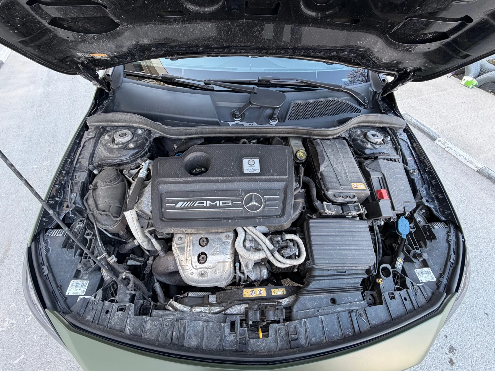 Mercedes-Benz GLA 45 AMG DownPipe/ Folio 3M Milatary Green, снимка 16 - Автомобили и джипове - 53819080