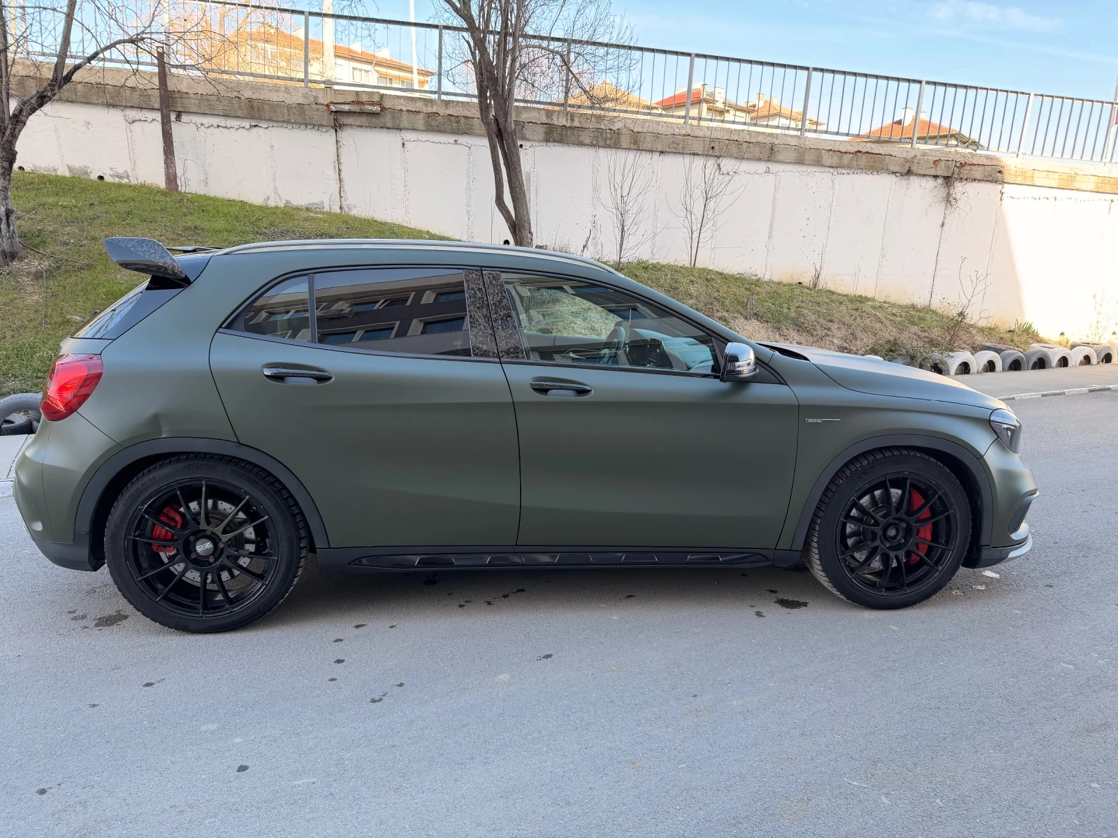 Mercedes-Benz GLA 45 AMG DownPipe/ Folio 3M Milatary Green, снимка 8 - Автомобили и джипове - 53819080