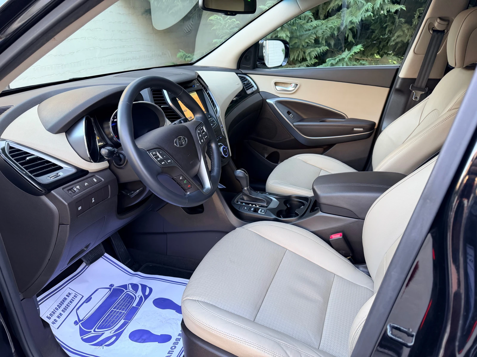 Hyundai Santa fe 2.2CRDI PREMIUM NAVI PODGREV KAMERA KOJA KEYLESS, снимка 9 - Автомобили и джипове - 53830812