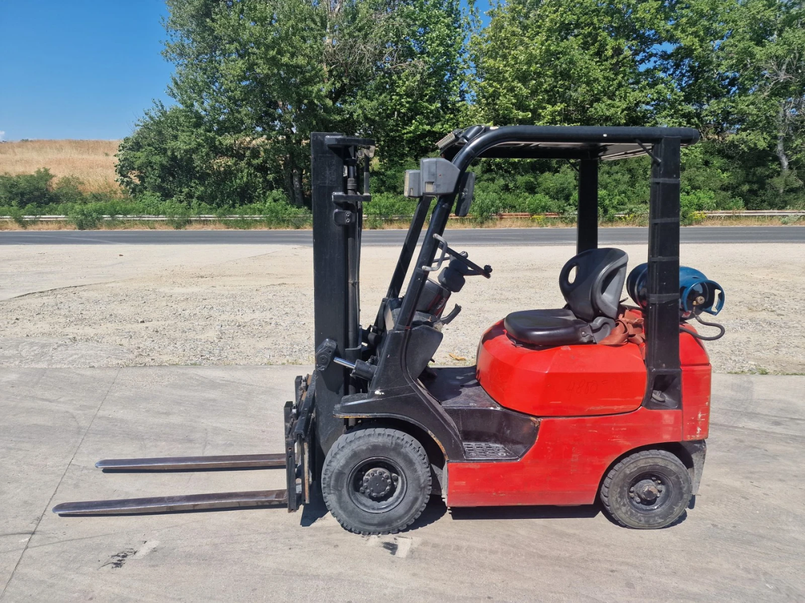 Мотокар Toyota, снимка 4 - Индустриална техника - 54818878