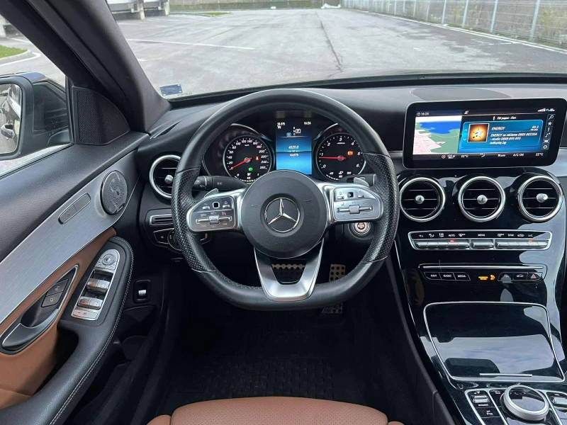 Mercedes-Benz C 220 d/AMG-LINE/194HP/BURM/LED/KLESS, снимка 11 - Автомобили и джипове - 52634324