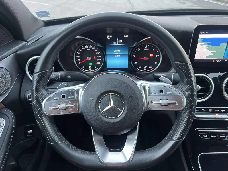 Mercedes-Benz C 220 d/AMG-LINE/194HP/BURM/LED/KLESS, снимка 10 - Автомобили и джипове - 52634324