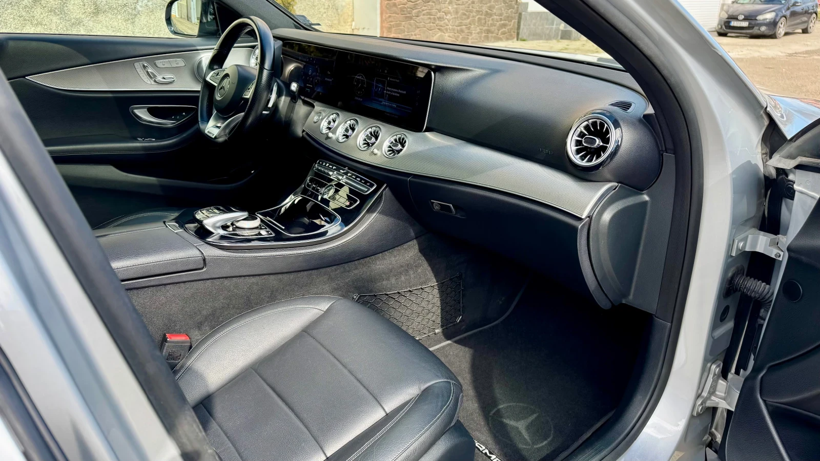 Mercedes-Benz E 220 9GTronic / 360 / Multi-beam / AMG / Burmester, снимка 9 - Автомобили и джипове - 53770662