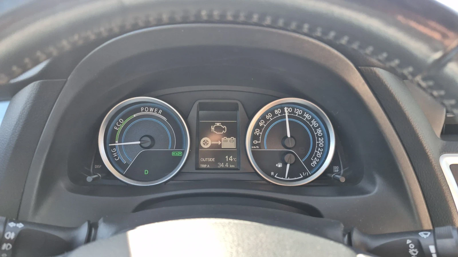Toyota Auris 1.8 Hybrid* 4.5/100км* , снимка 11 - Автомобили и джипове - 55999044