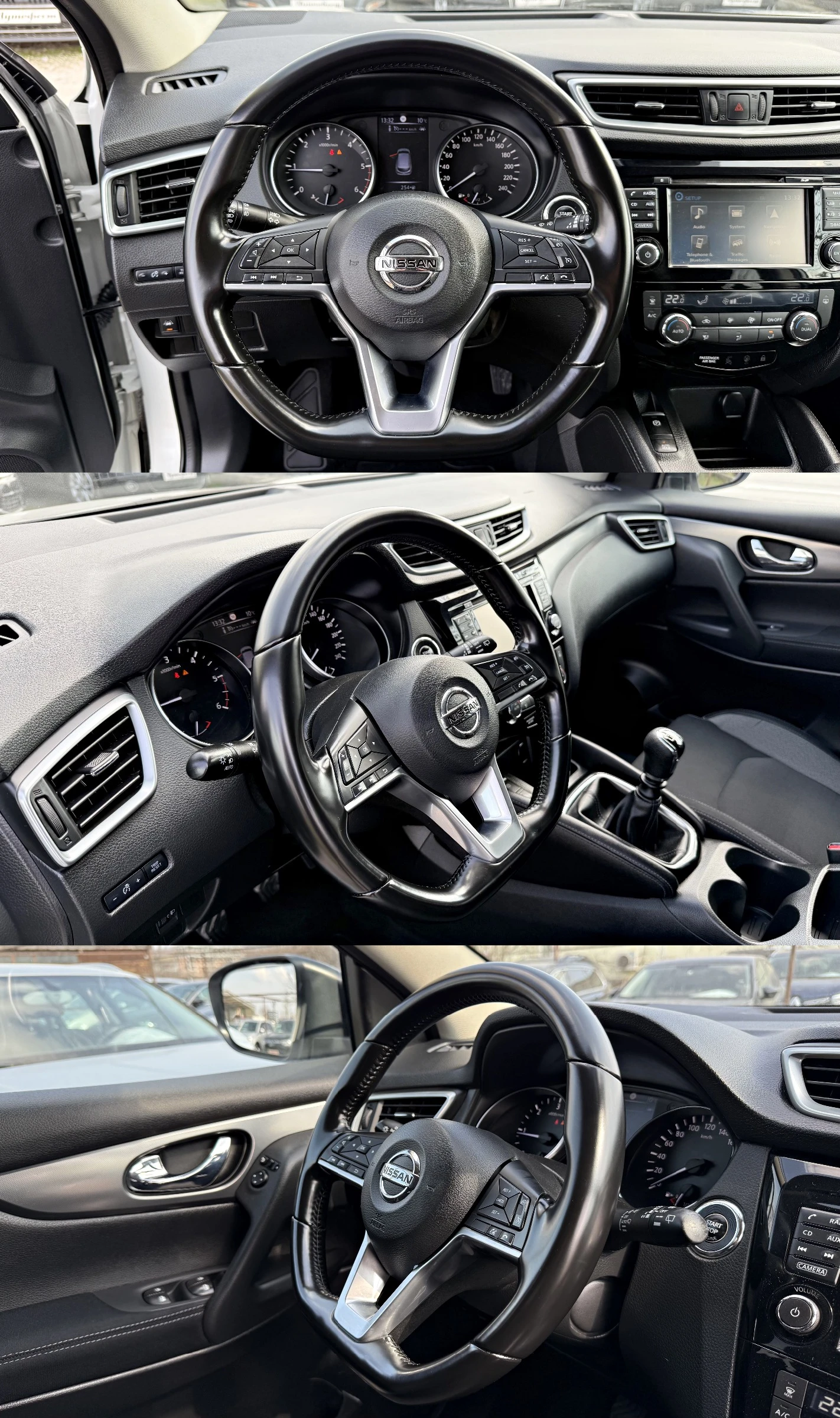 Nissan Qashqai 1.5dci ФЕЙСЛИФТ НАВИ СТЪКЛЕН ТАВАН КАМЕРА, снимка 13 - Автомобили и джипове - 53727881