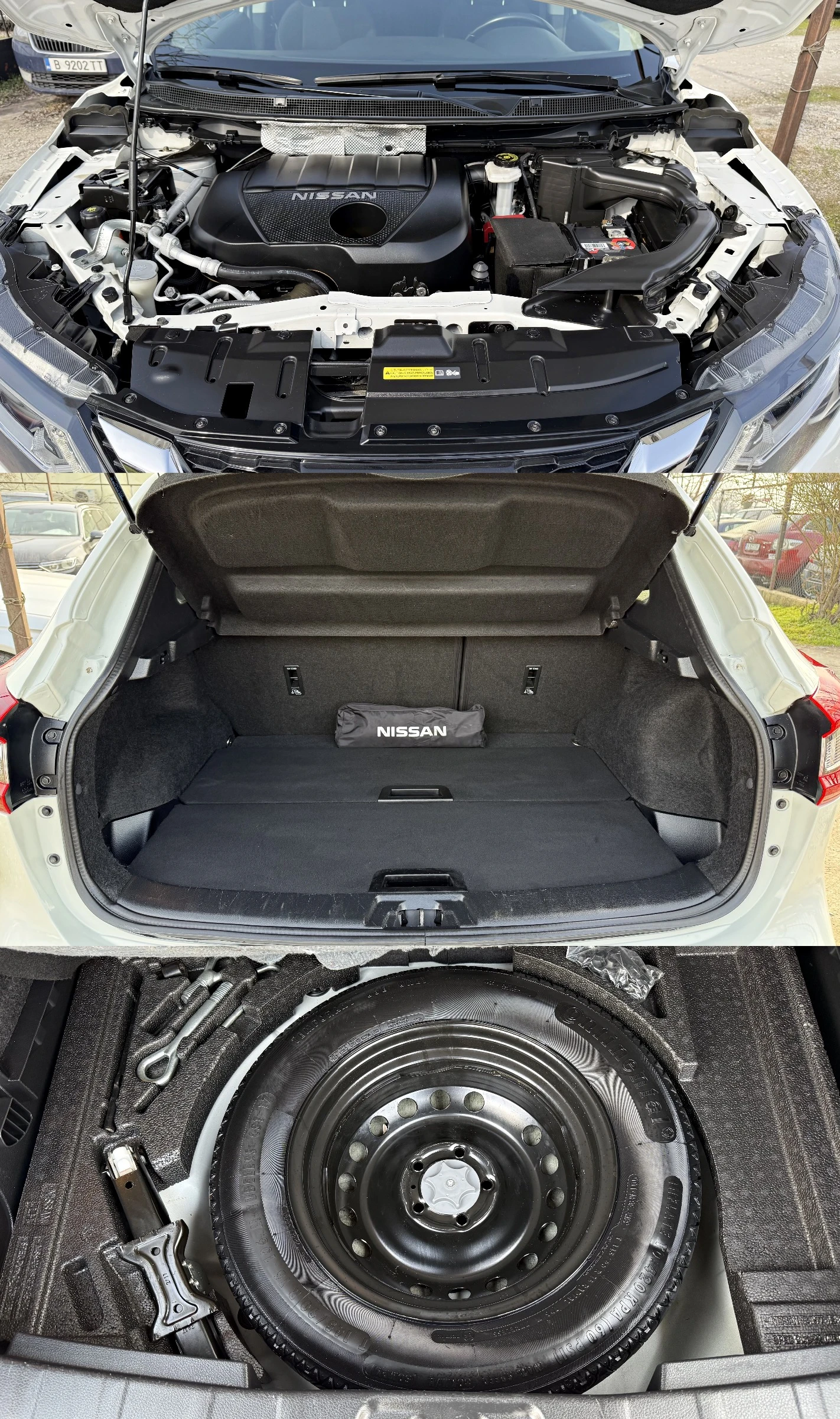 Nissan Qashqai 1.5dci ФЕЙСЛИФТ НАВИ СТЪКЛЕН ТАВАН КАМЕРА, снимка 16 - Автомобили и джипове - 53727881