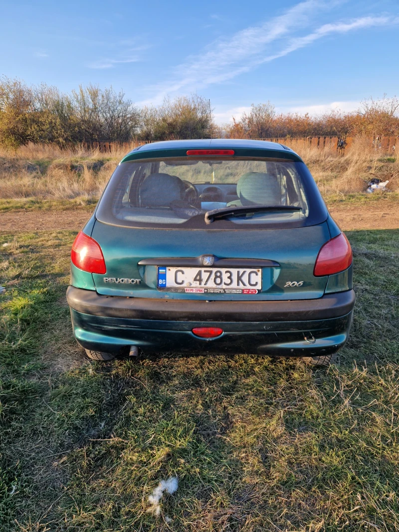 Peugeot 206 1.9 чист дизел, снимка 5 - Автомобили и джипове - 47906224