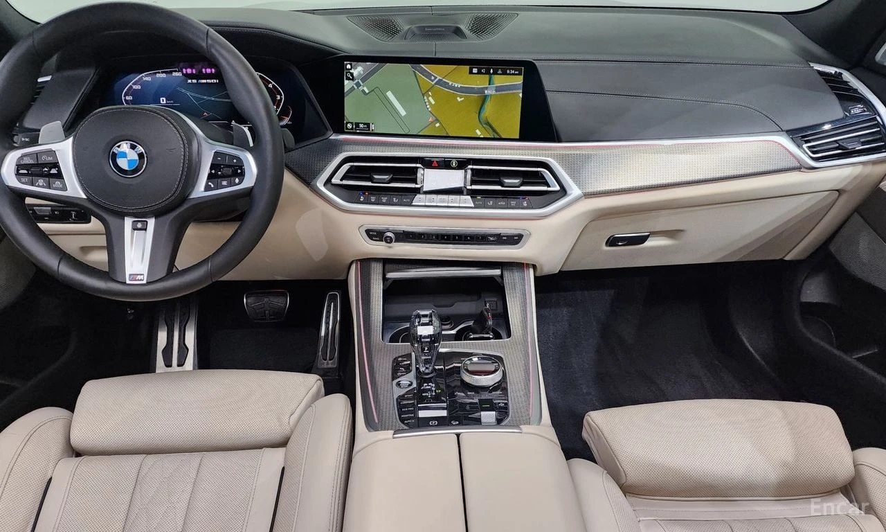 BMW X5M ОБДУХВАНЕ * ДИСТРОНИК * HEAD-UP * ЛАЗЕРИ, снимка 8 - Автомобили и джипове - 55452378