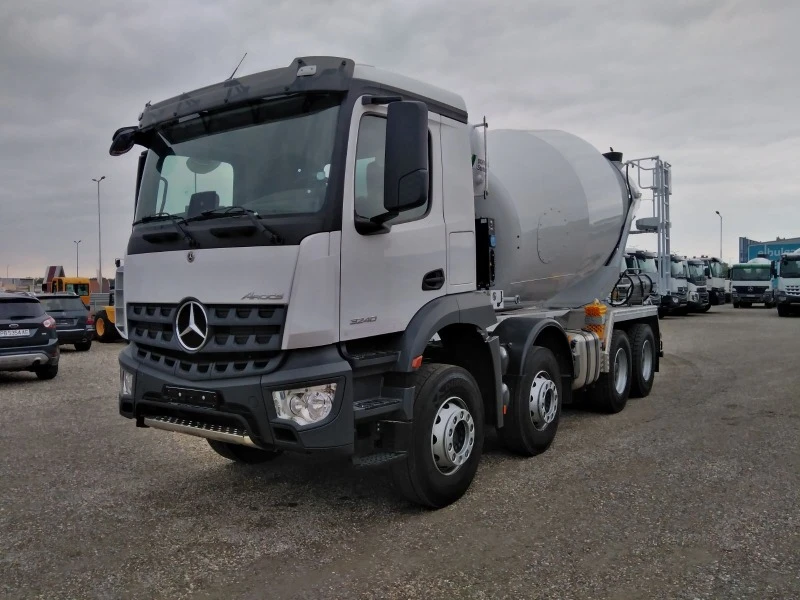 Бетон миксер Mercedes AROCS 3240 STETTER 9M3, снимка 3 - Индустриална техника - 45825820