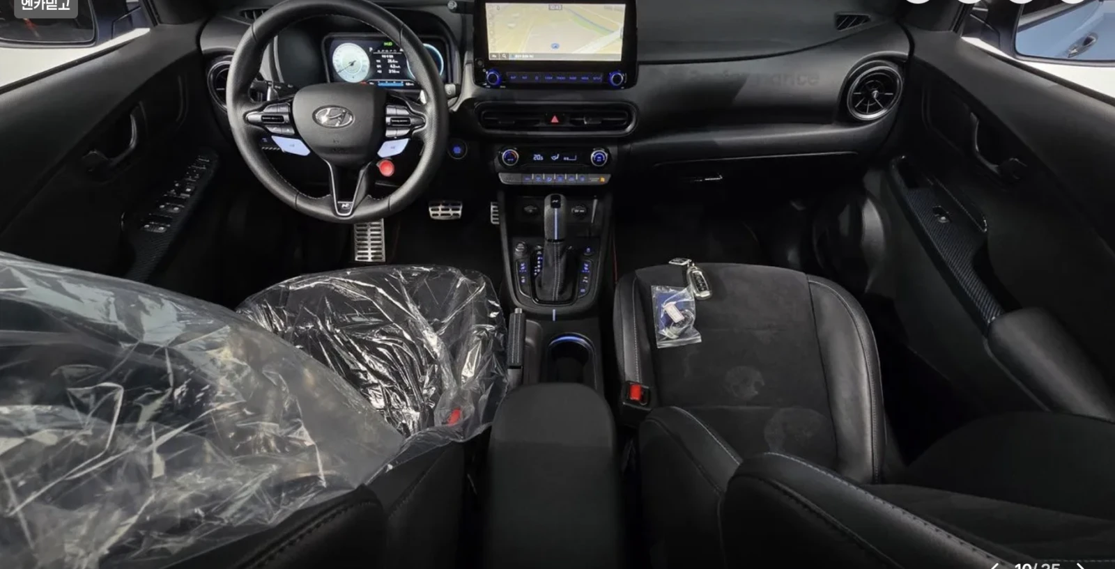 Hyundai Kona 2.0 N* КОЖА* ПОДГРЕВ* ОБДУХВ* НАВИ* КАМЕРА* ПАНО, снимка 7 - Автомобили и джипове - 54763959