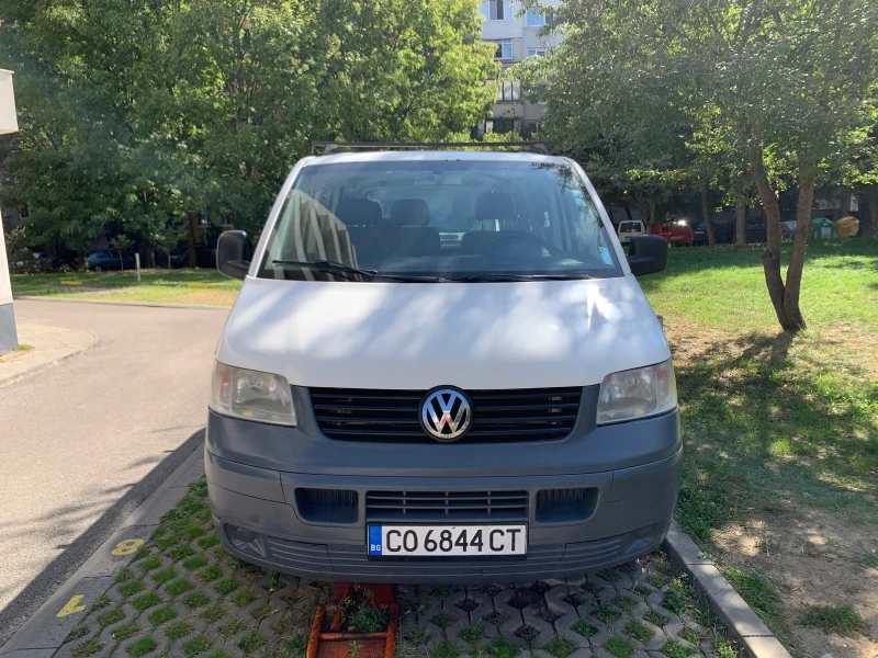 VW Transporter T5 1.9 TDI 9 местен Климатик, снимка 2 - Бусове и автобуси - 38005208