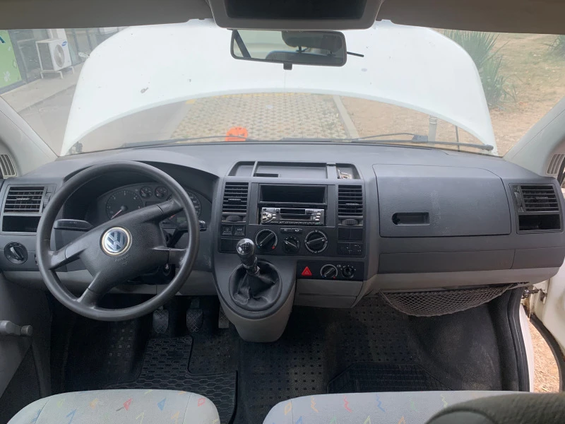 VW Transporter T5 1.9 TDI 9 местен Климатик, снимка 8 - Бусове и автобуси - 38005208